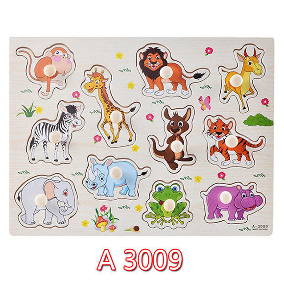 Wooden Learning Puzzle Set for Toddler Skill Building