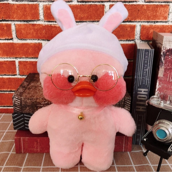30cm Kawaii Duck Plush Toy With Charming Seasonal Outfits