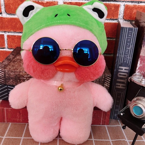 30cm Kawaii Duck Plush Toy With Charming Seasonal Outfits