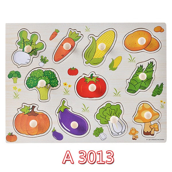 Wooden Toddler Puzzles for Hands-On Early Learning