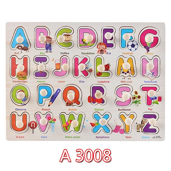 Wooden Toddler Puzzles for Hands-On Early Learning