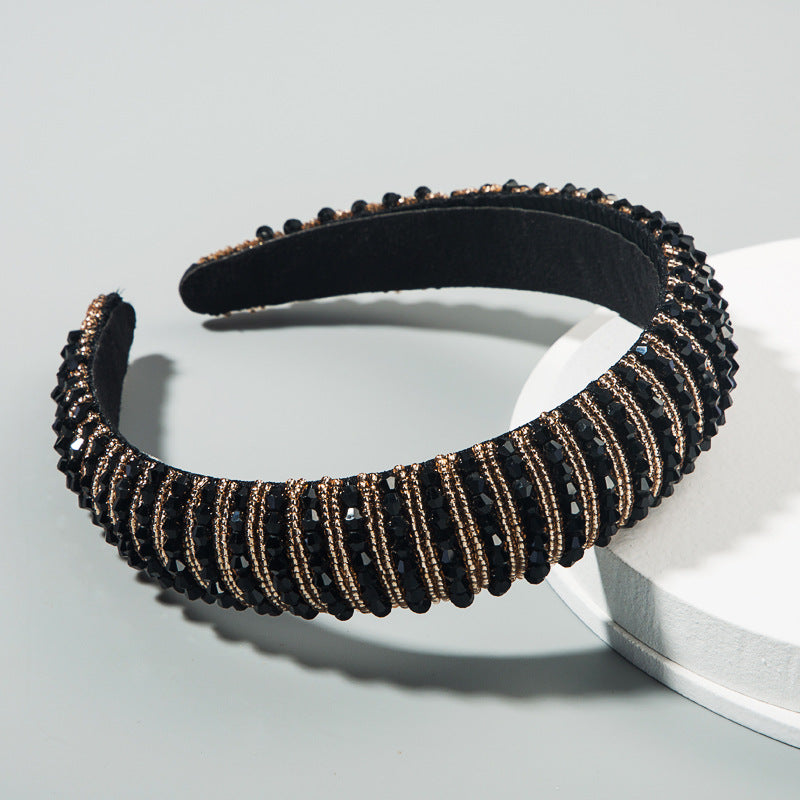Hand-Woven Beaded Hair Hoop for Instant Polished Style