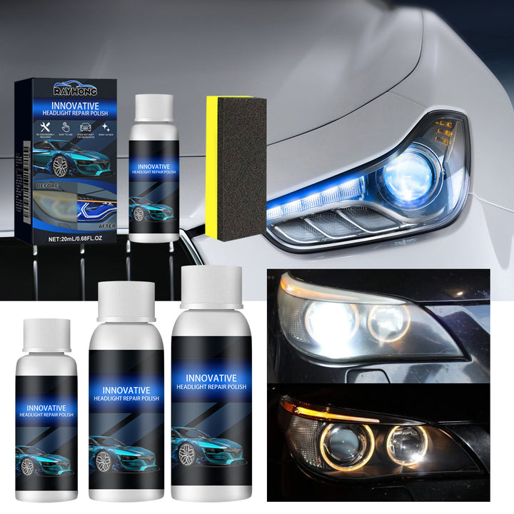 Car Headlight Restoration Liquid for Clearer Lenses