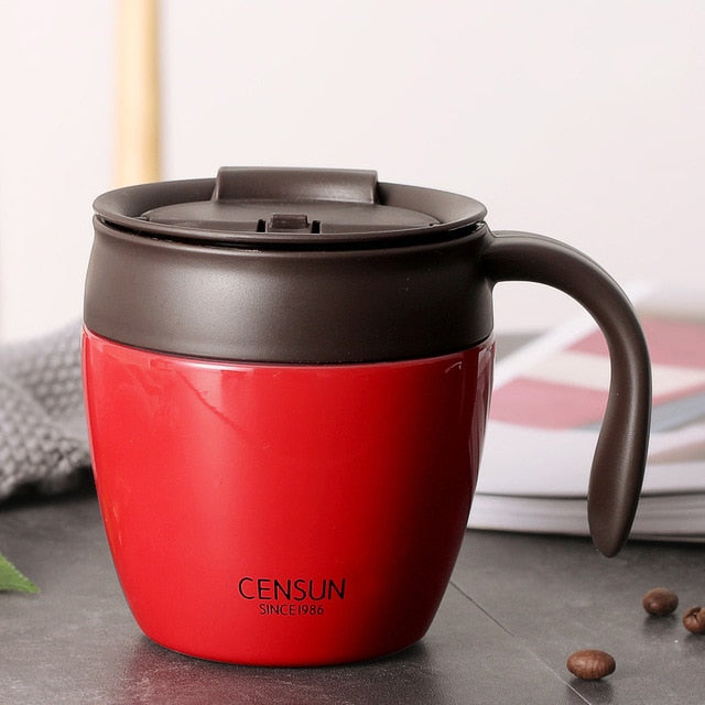 320ml Insulated Stainless Travel Mug With Flip Lid