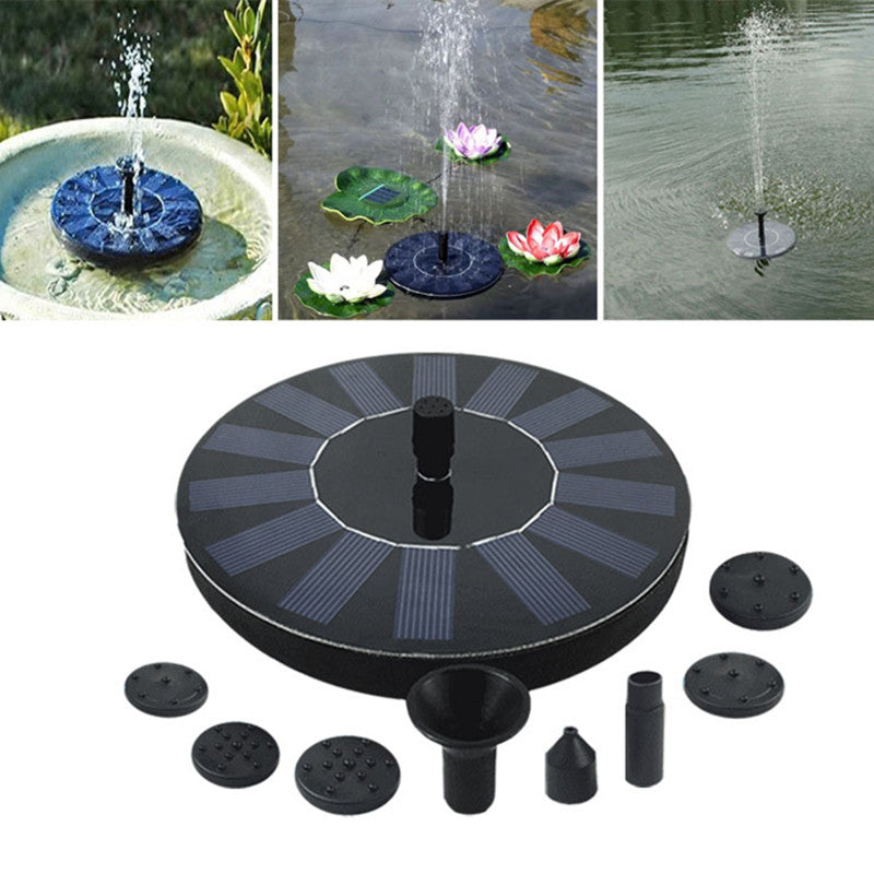Solar Floating Fountain for Ponds and Birdbaths