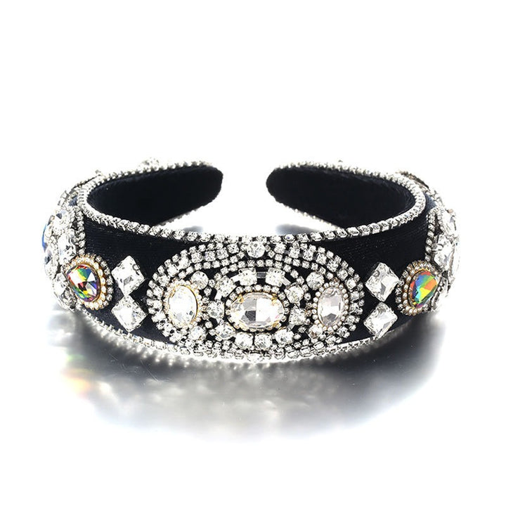 Baroque Rhinestone Headband for Vintage Glamour Looks