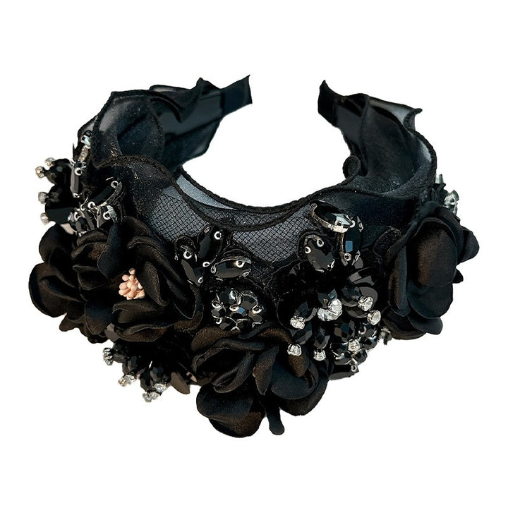 Crystal Floral Headband for Instant Evening Glamour