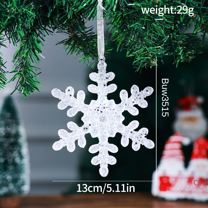 Acrylic Christmas Ornaments for Sparkling Icy Trees