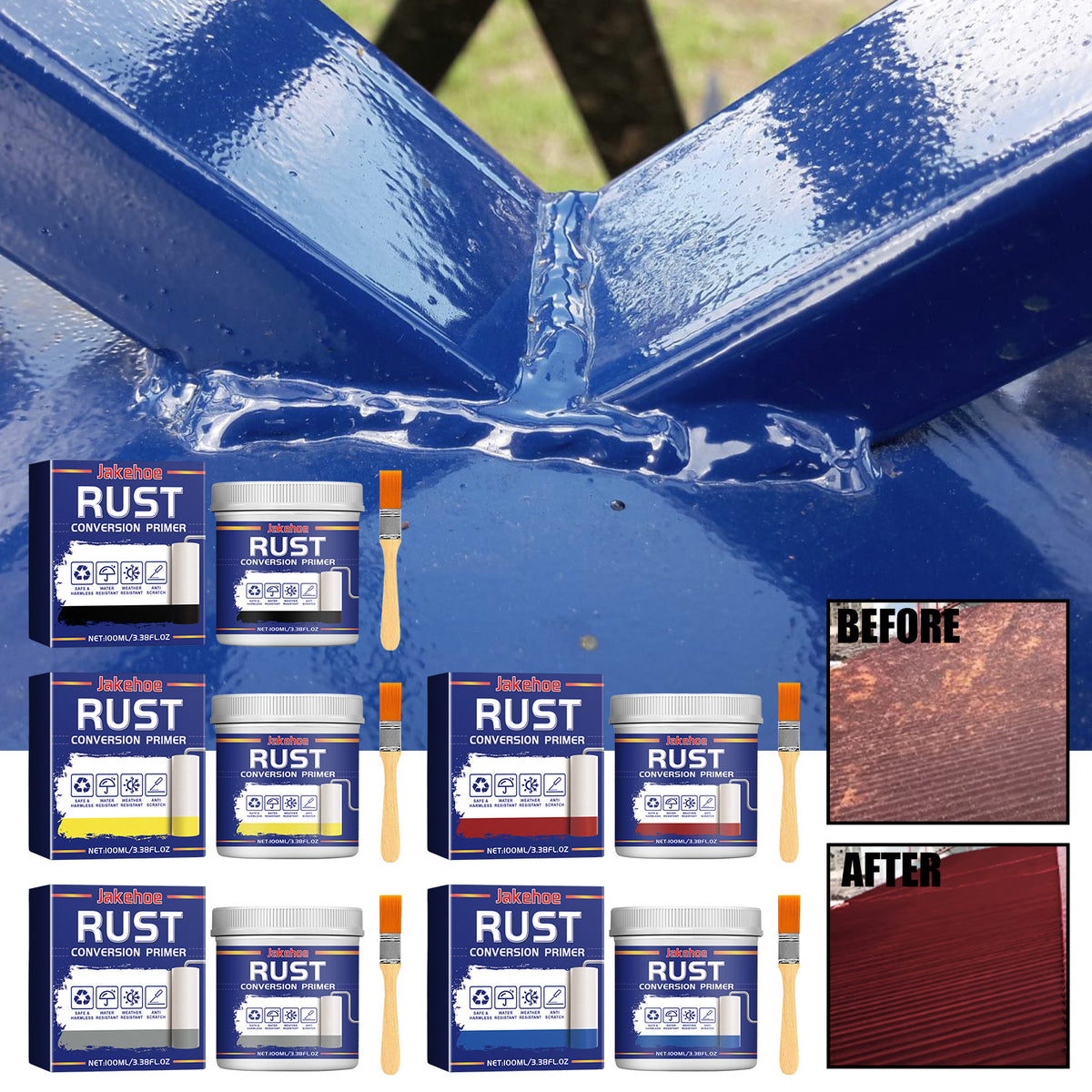 Rust Converter Primer for Weather-Resistant Metal Repair