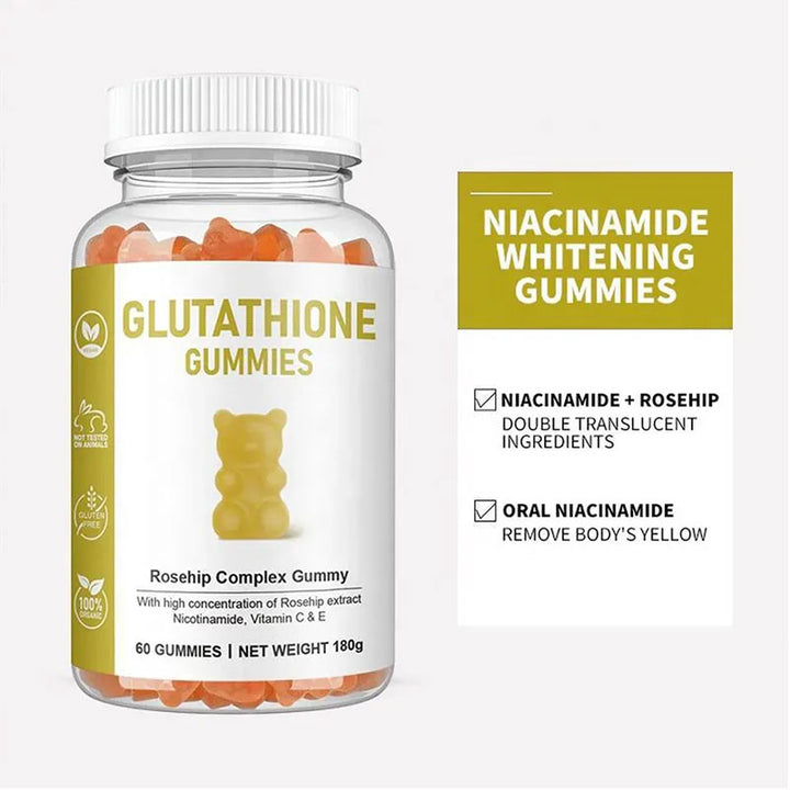 Glutathione & Niacinamide Skin Brightening Gummies