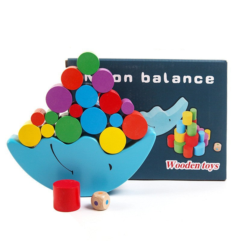 Wooden Balancing Toy for Screen-Free Learning Play
