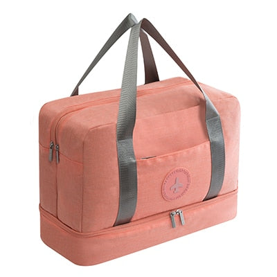 Waterproof Travel Duffle Bag with Separate Shoe Compartment
