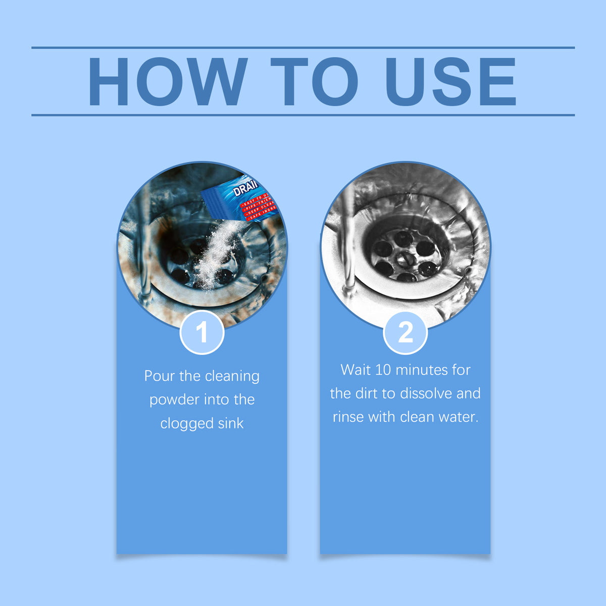 Drain Cleaning Powder for Fresher, Smoother Flow