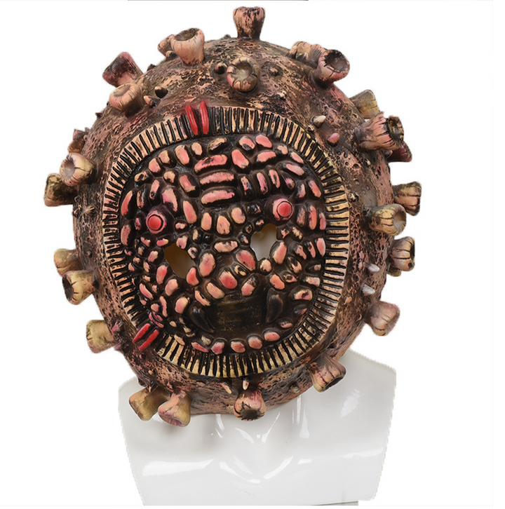 Oversized Virus Mask Halloween Horror Costume Prop