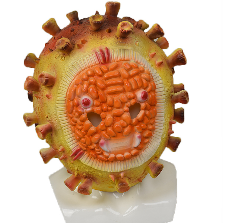 Oversized Virus Mask Halloween Horror Costume Prop