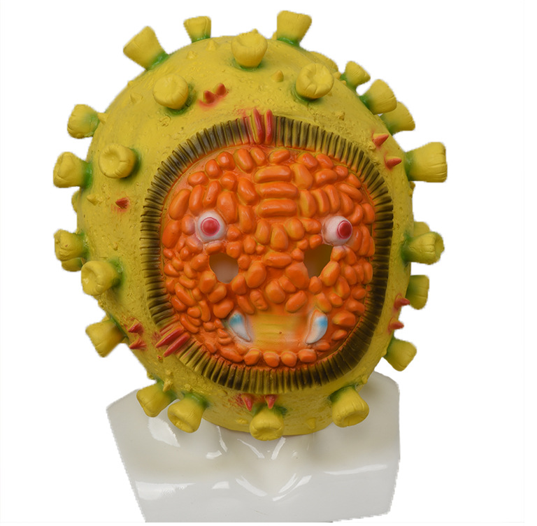 Oversized Virus Mask Halloween Horror Costume Prop