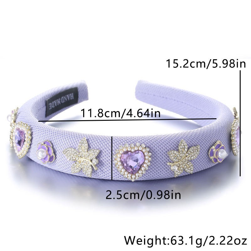 Jeweled Hair Hoop for Romantic, Occasion-Ready Style