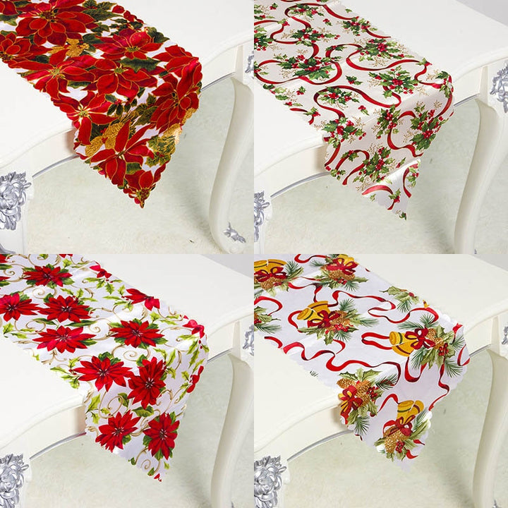 Christmas Table Runner Mat for Festive Holiday Tables