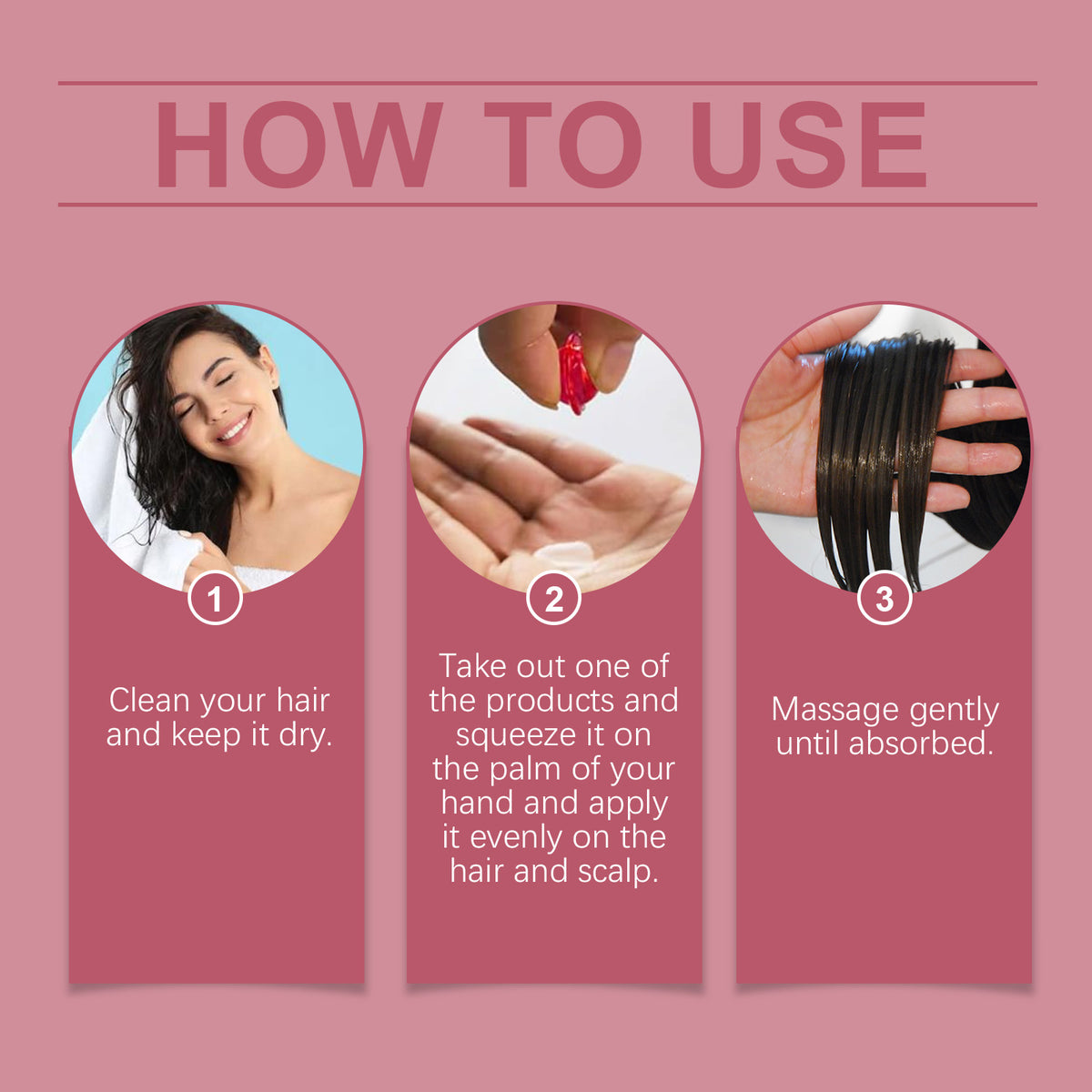 Rosehip Hair Oil Capsules for Softer, Smoother Hair