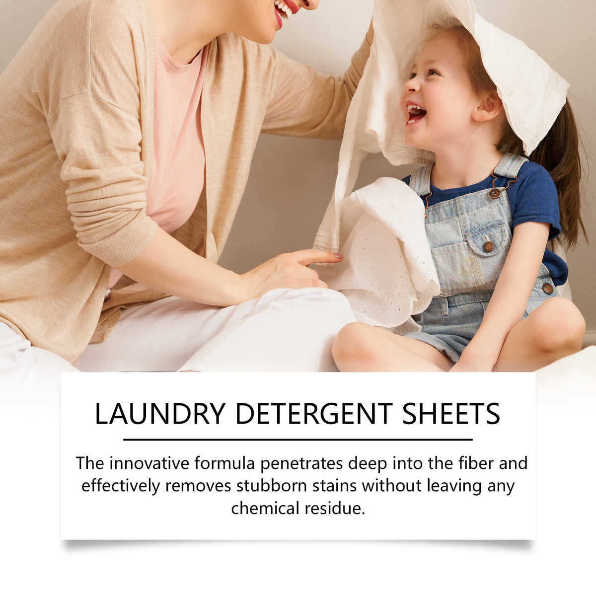 Laundry Detergent Sheets for Travel & Easy Stain Care