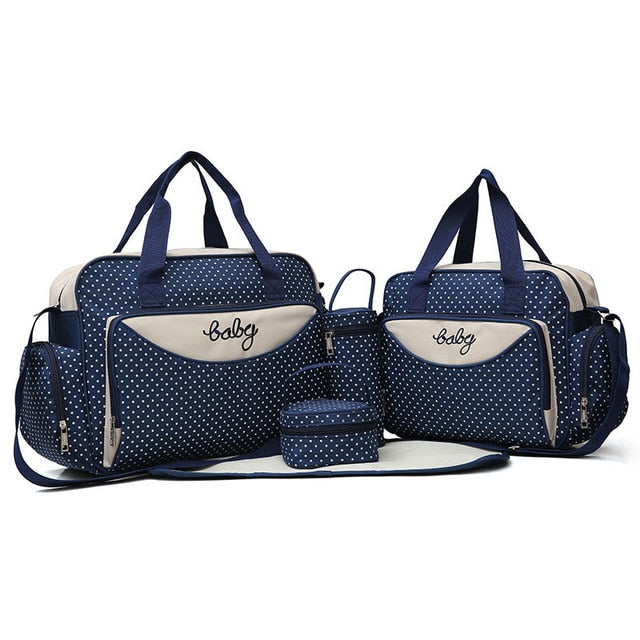 5-Piece Diaper Bag Set for Easy, Organized Baby Travel