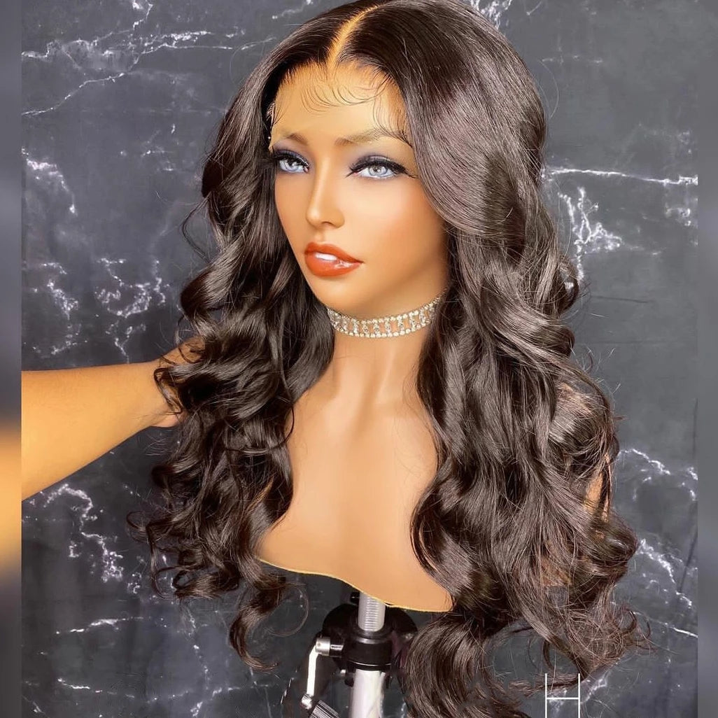 Lace Front Wig With Long, Voluminous Glamorous Waves