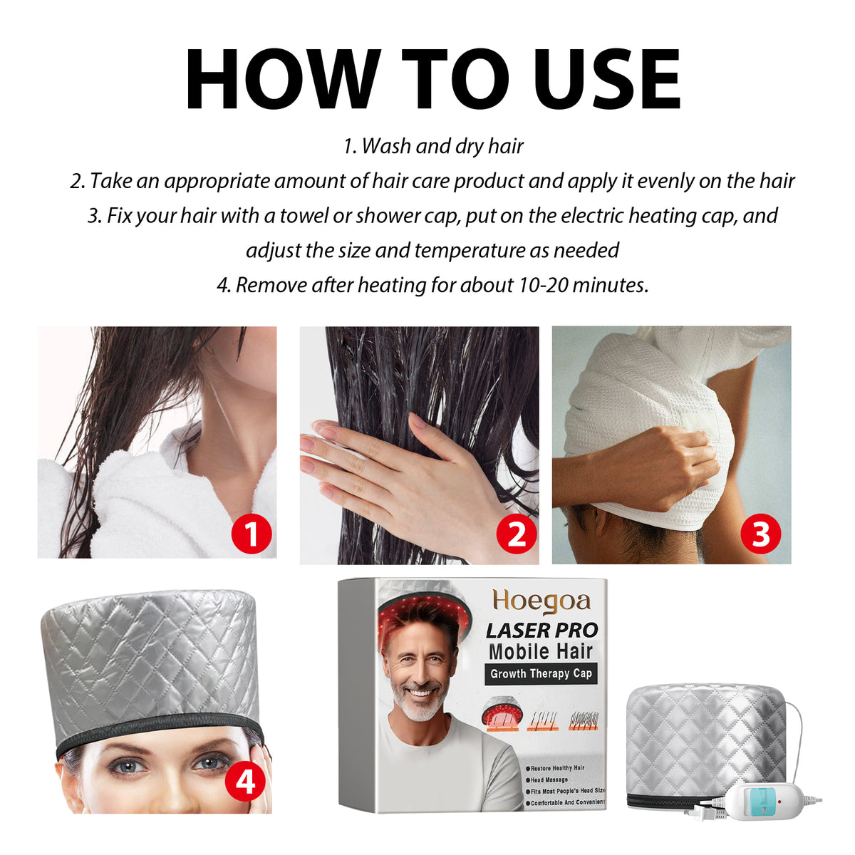 Laser Hair Growth Cap for Easier At-Home Scalp Care