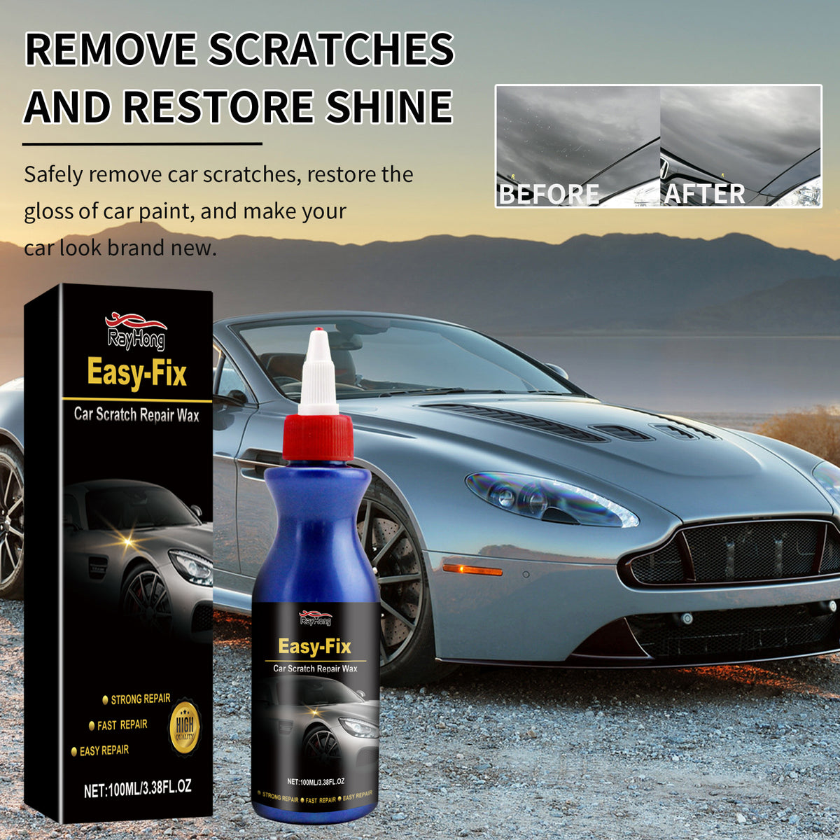Car Scratch Repair Wax for a Fast, Polished Finish