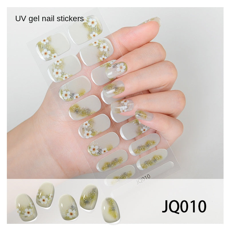 Semi-Cured UV Gel Nail Stickers — Salon Art in Seconds