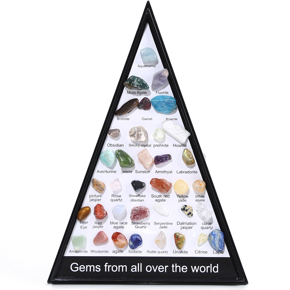 36-Piece Crystal Collection Display Box for Beginners