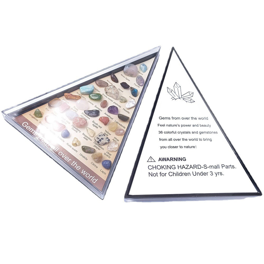 36-Piece Crystal Collection Display Box for Beginners