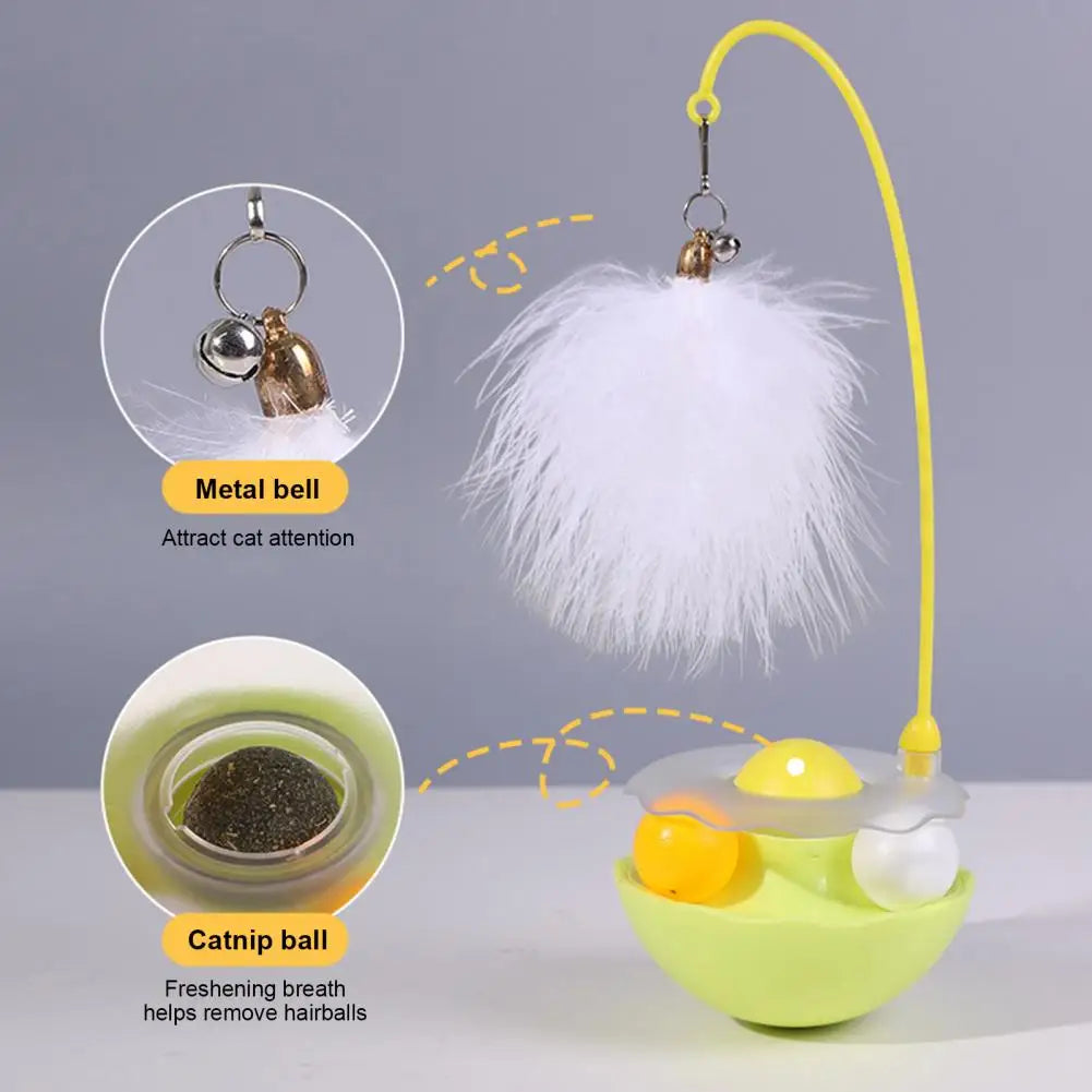 Interactive Cat Toy for Indoor Exercise & Enrichment