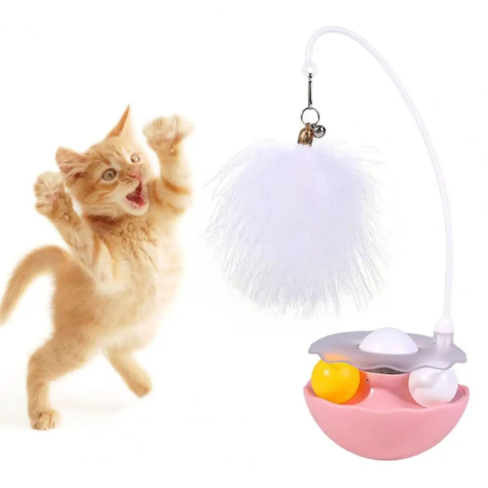 Interactive Cat Toy for Indoor Exercise & Enrichment