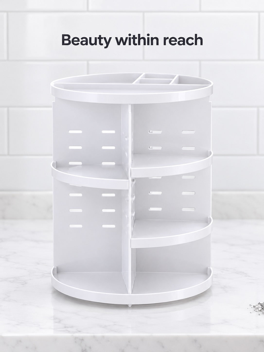 360 Rotating Makeup Organizer for Vanity and Skincare