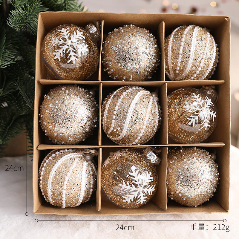 Transparent Christmas Ornaments For Rustic Tree Decor