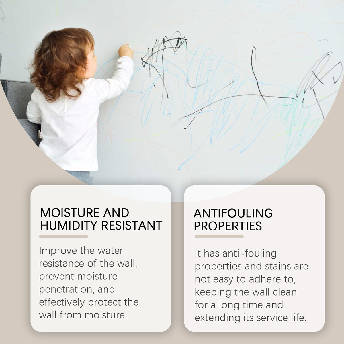 Latex Wall Paint for Quick, High-Coverage Stain Repair