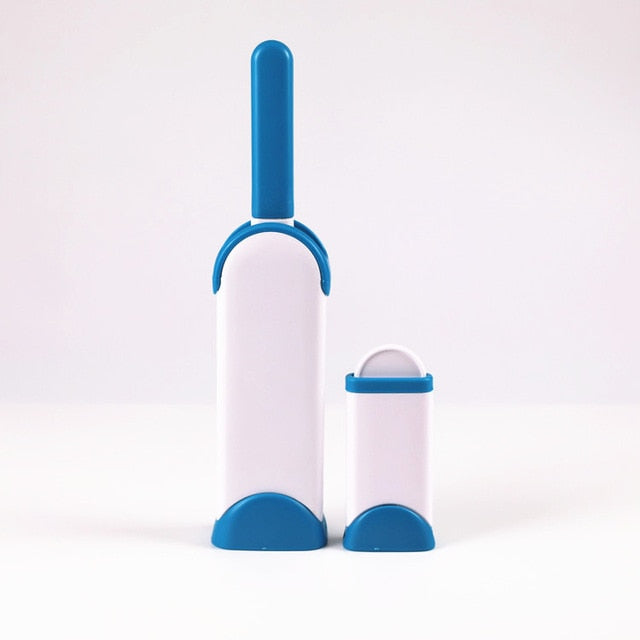 Reusable Pet Hair Remover Brush Self-Cleaning Base