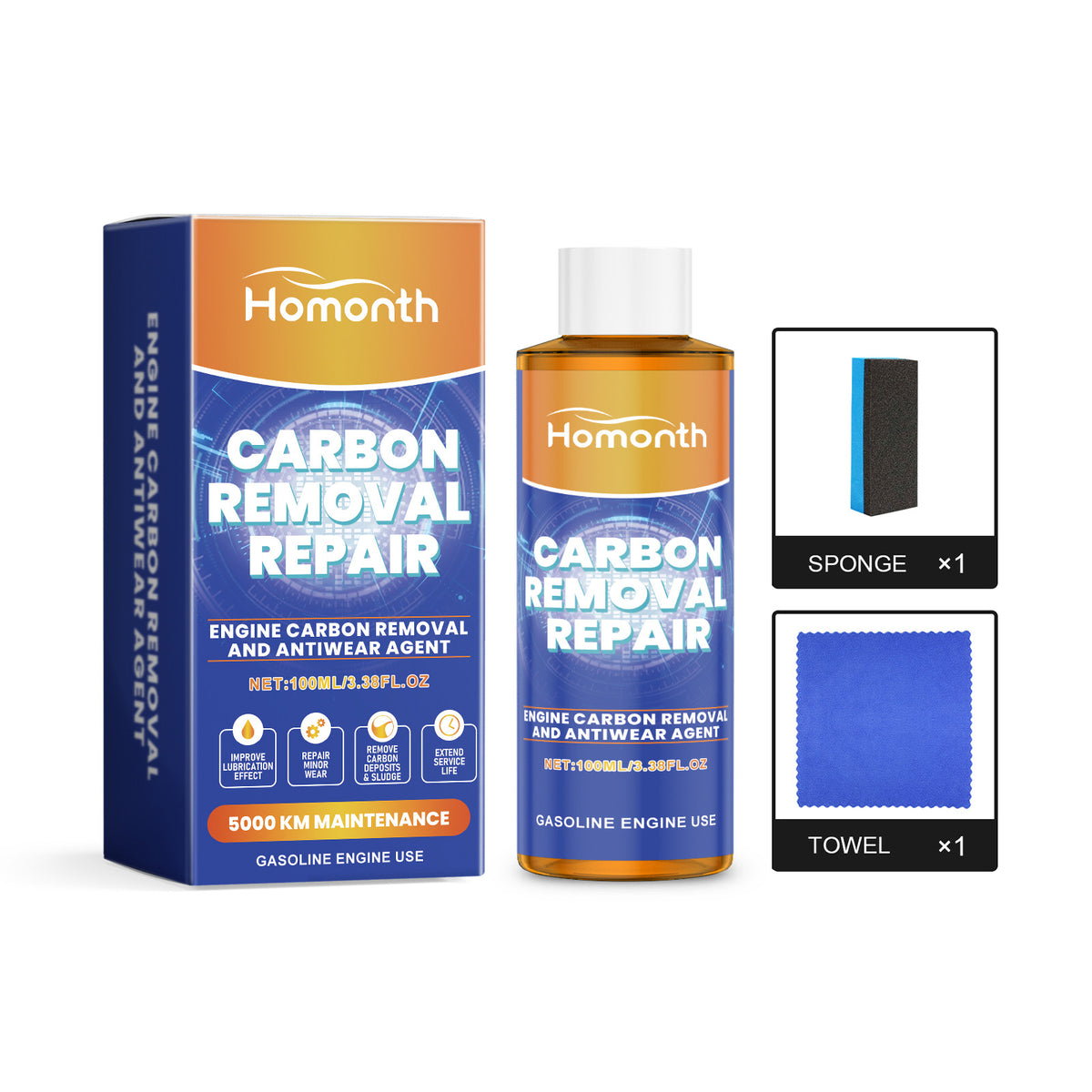 Gasoline Engine Carbon Cleaner & Anti-Wear Additive