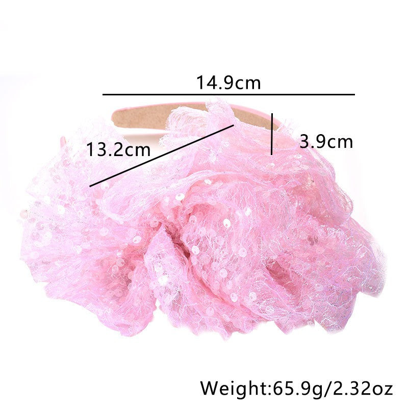 Sequin Bow Hairband for Sparkling Statement Style