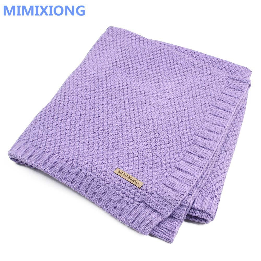 Knitted Newborn Swaddle Blanket for Everyday Cuddles
