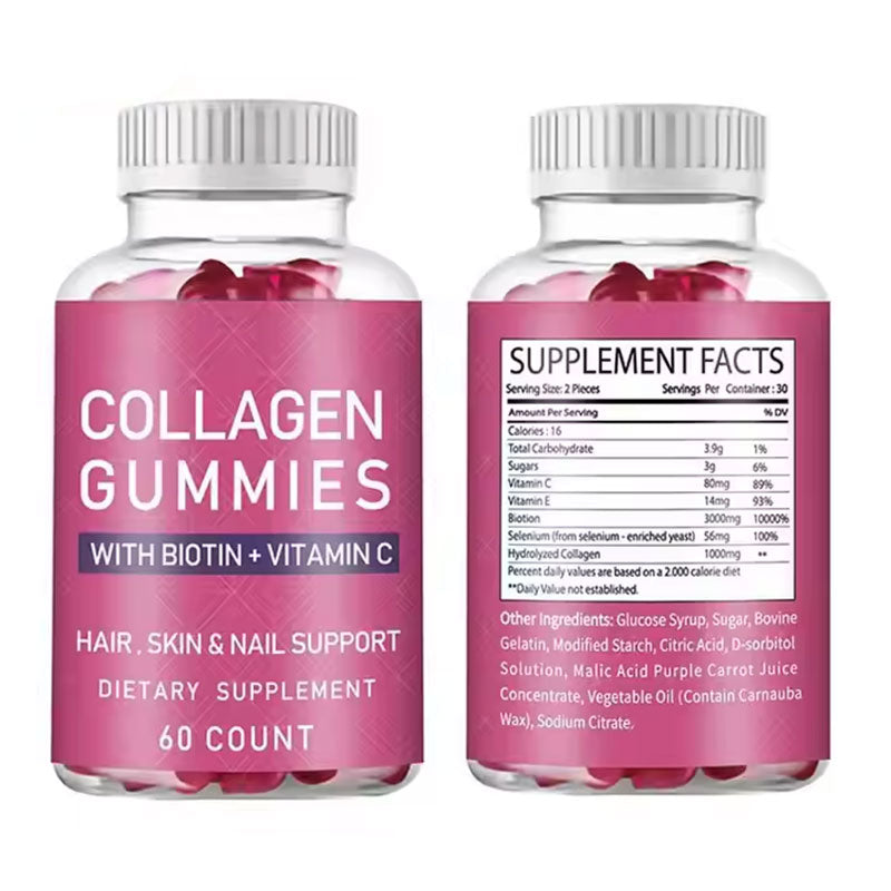 Collagen Gummy Bears — Radiant Hair & Skin with Biotin