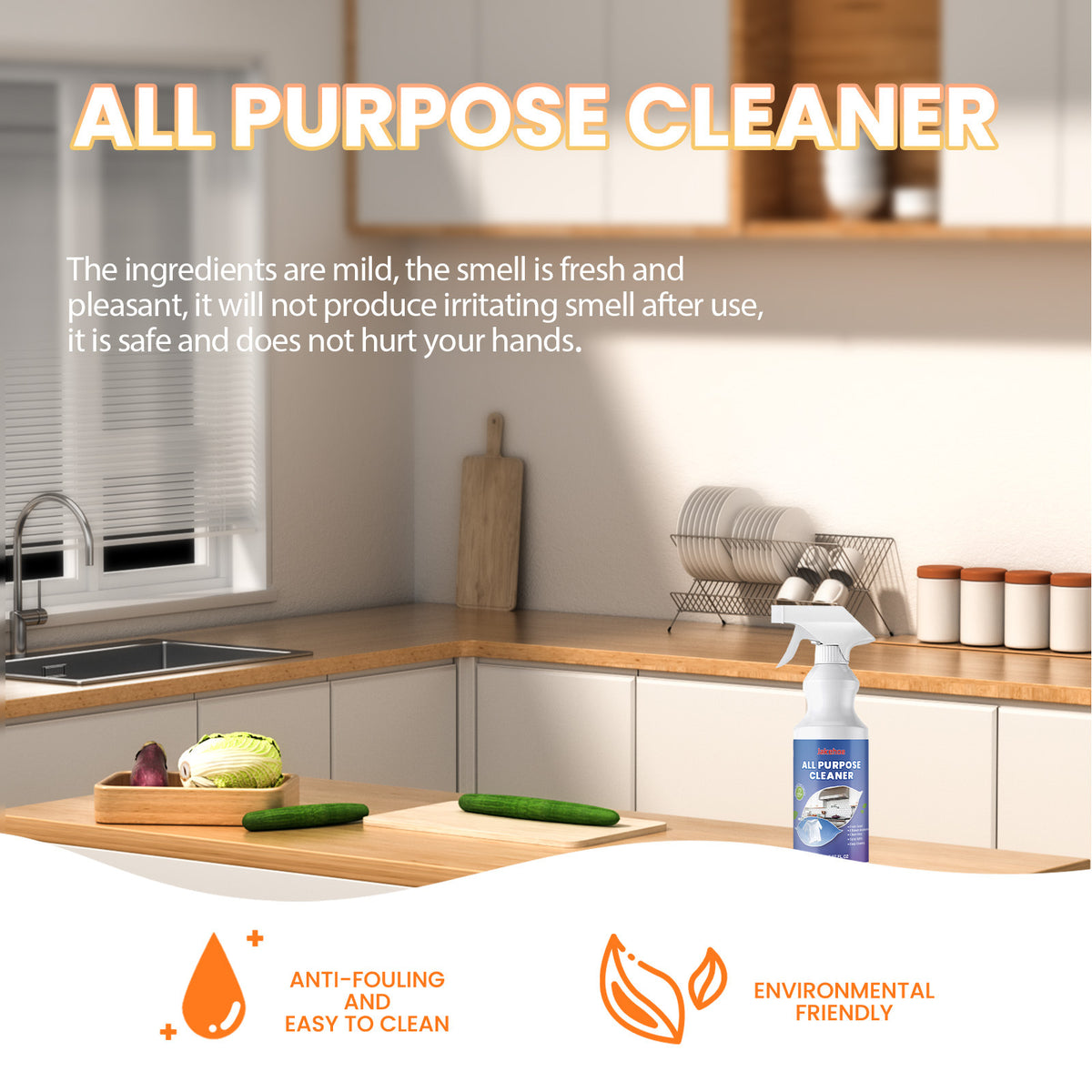 All-Purpose Kitchen Cleaner for Stubborn Grease & Grime