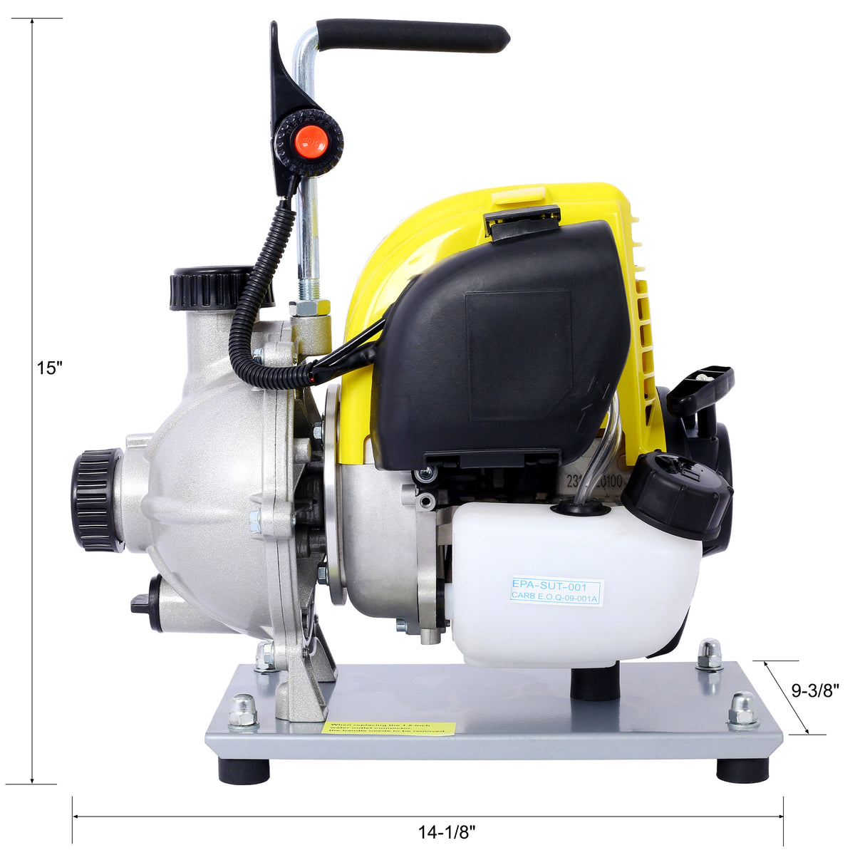 1.5-Inch Portable Gas Water Pump for Field Irrigation