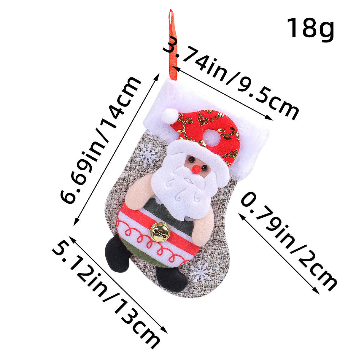 Plush Christmas Stockings for Festive Gift Displays