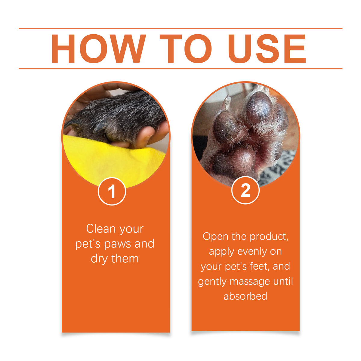 Pet Paw Balm Stick for Dry, Cracked Paw Pad Care