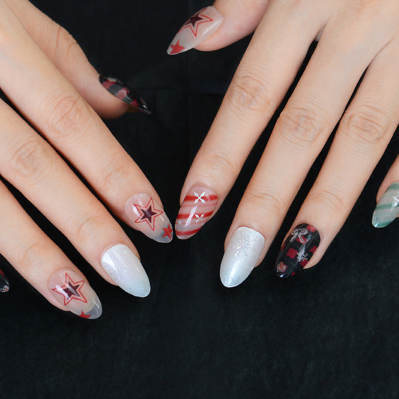 Semi-Cured UV Gel Nail Stickers — Salon Art in Seconds