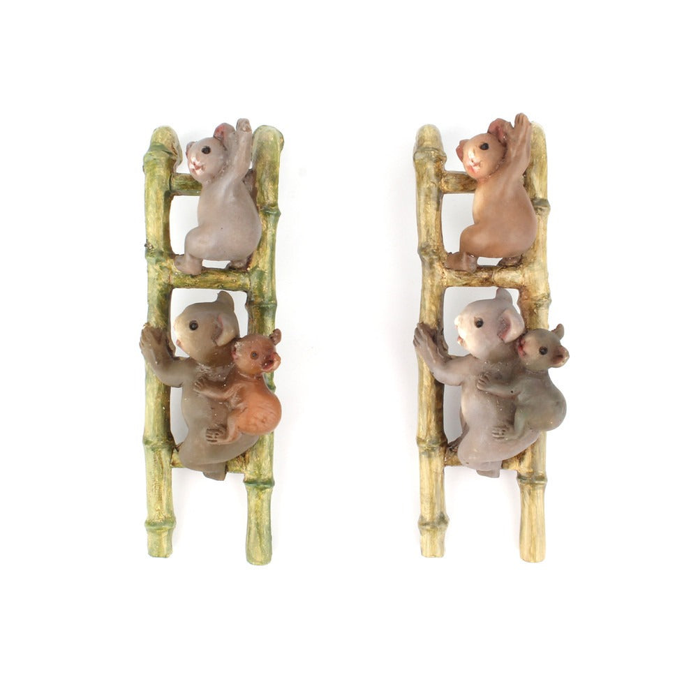Climbing Koala Ladder Clip-On Plant Pot Ornament Decor