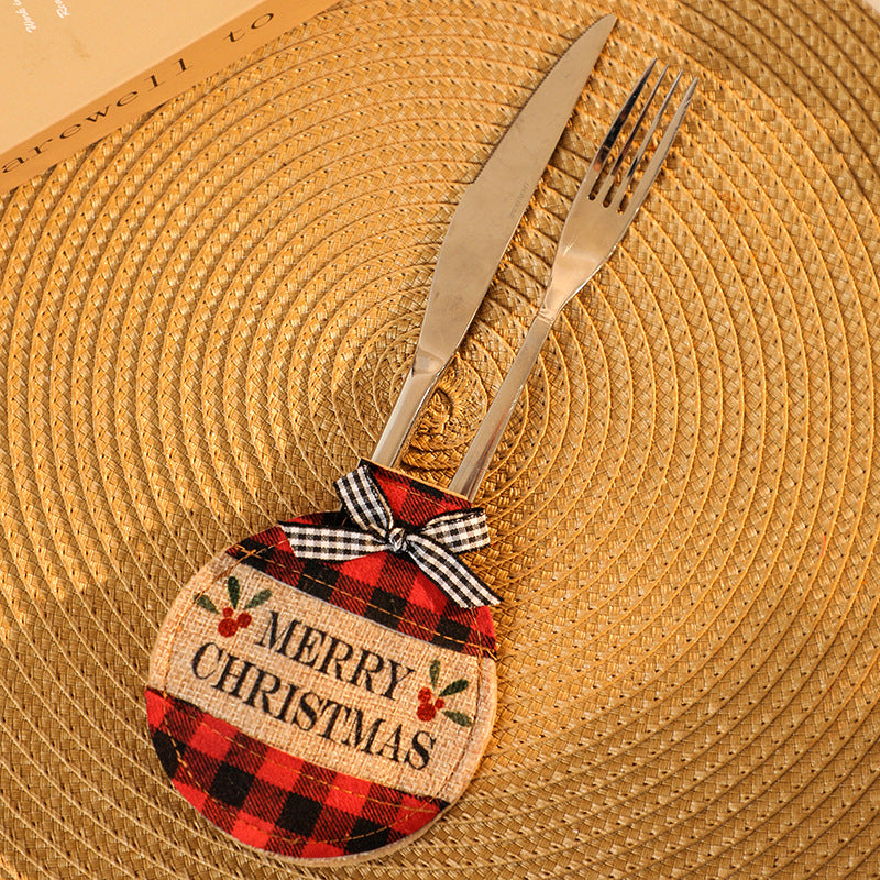 Christmas Cutlery Holders for Festive Table Settings
