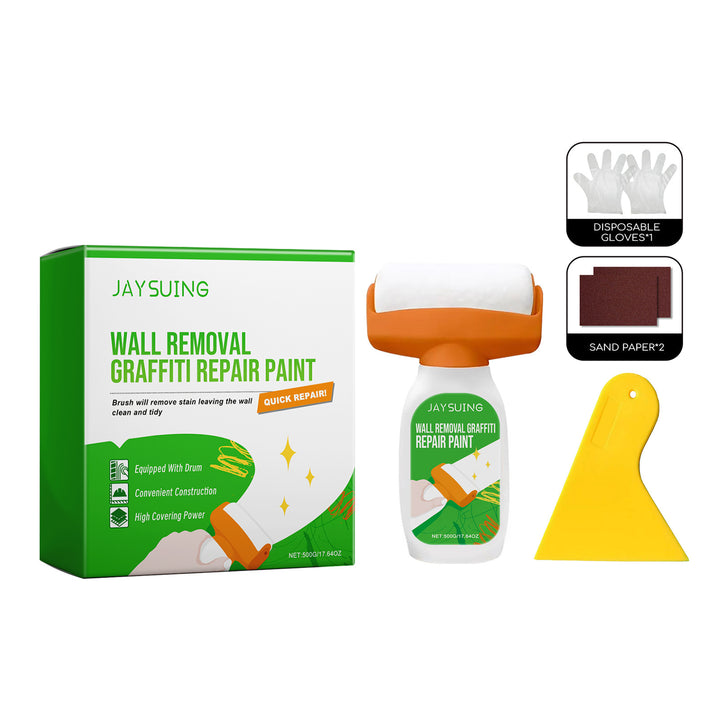 Wall Repair Paint Kit for Graffiti & Stain Covering