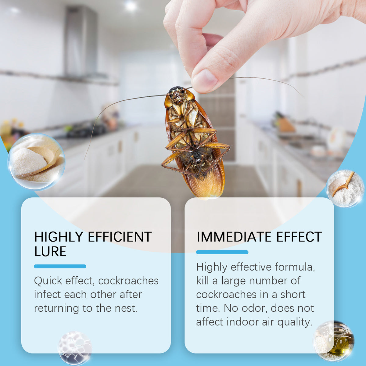 Cockroach Gel Bait 2.5% Imidacloprid Home Control